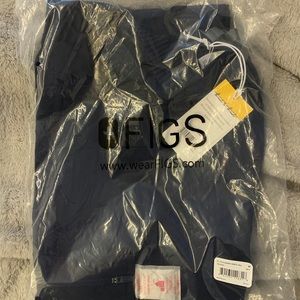 Navy blue FIGS Yola scrub pants